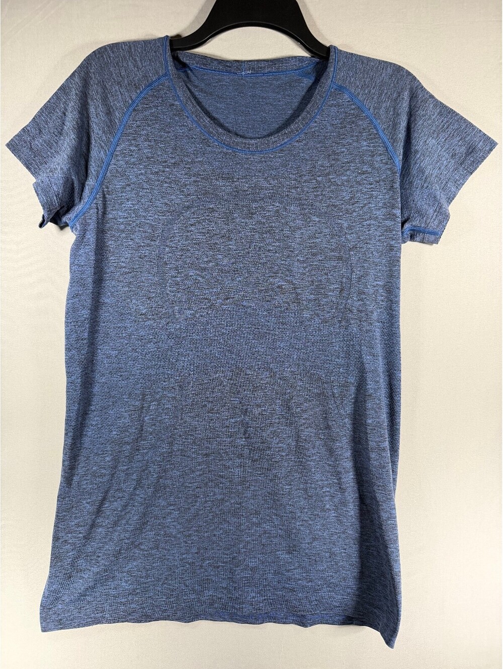 Lululemon Women's Blue Heathered Swiftly Tech Short Sleeve T-Shirt Size